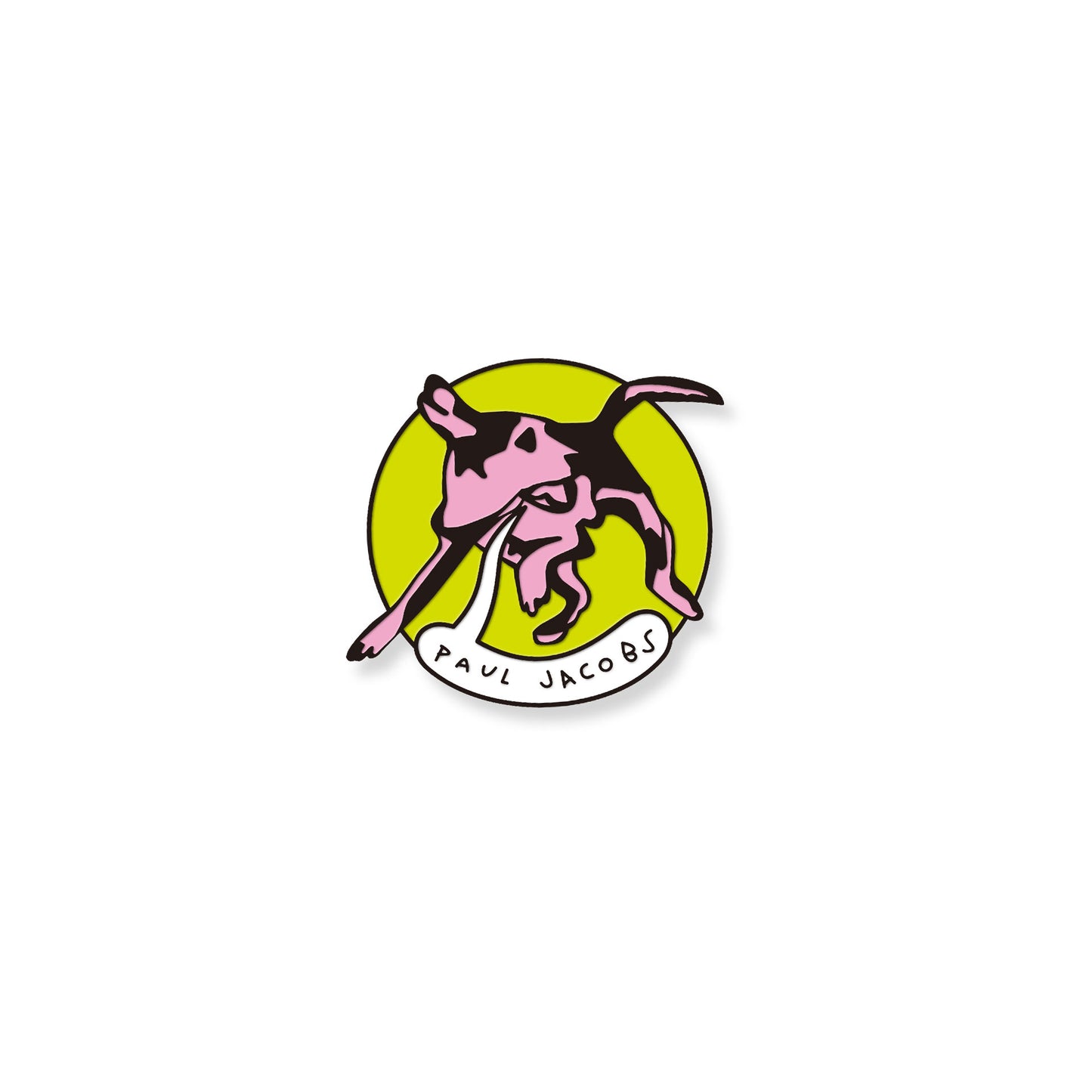 Pink Dogs on the Green Grass