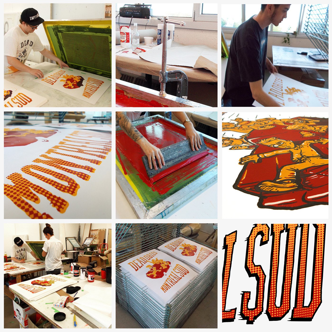 Poster Montréal $ud - Sérigraphie